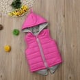 thumbnail image 5 of Qiylii Kids Winter Warm Zipper Waistcoat, Dinosaur Hooded Cotton-Padded Coat, 5 of 8