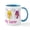 White/Blue Inside, variant on CafePress - Hoppy Easter Mug - 11 oz Ceramic Mug - Novelty Coffee Tea Cup
