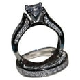 thumbnail image 4 of Bilqis 2-in-1 Womens Vintage Engagement Wedding Set, 4 of 6