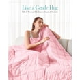 thumbnail image 6 of Sivio Weighted Blanket for Adults 60"x80" 15 lbs, Soft Breathable Heavy Bed Blankets for All Season Use, Suitable for Beds, Couch and Chair, Supports Deep Sleep, Pink, 6 of 9