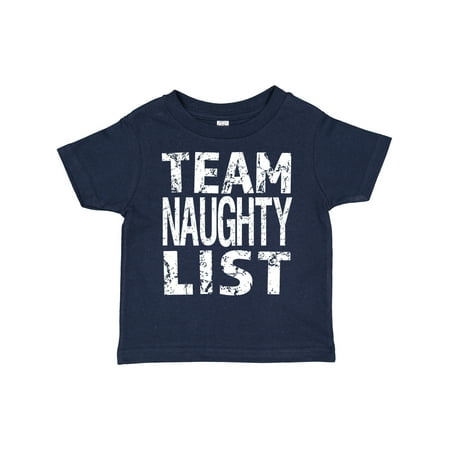 

Inktastic Team Naughty List Gift Toddler Boy or Toddler Girl T-Shirt