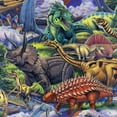 thumbnail image 5 of David Textiles 21" x 18" 100% Cotton Dinosaurs Precut Sewing & Craft Fabric, Multi-color, 5 of 7