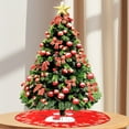 thumbnail image 5 of Antqov Christmas Tree Skirt 35" Round Christmas Base Cover Crafts Christmas Printed Tree Mat Christmas Tree Ornaments for Home Party Decorations, 5 of 5