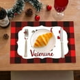 thumbnail image 4 of Christmas Table Mats | Holiday Placemats for Dining Table | Double Layer Insulated Linen Table Mats | Non Slip Heat Resistant Table Protector for Home Kitchen Restaurant Decor, 4 of 6