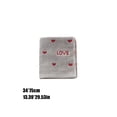 thumbnail image 3 of Couple Towel Pure Cotton Heart-Weave Face & Bath Towel, 29.5x13.8 in, Thick Quick-Dry Lint-Free, Ultra-Absorbent Valentine, Day Gift, White Gray Coffee, Soft & Durable for Home Spa, 3 of 6