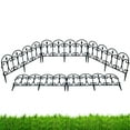 thumbnail image 4 of Decorative Garden Fence Lawn Path Plant Pile Decoration Garden Edge Picket Fence Courtyard Landscape Decoration, 4 of 10