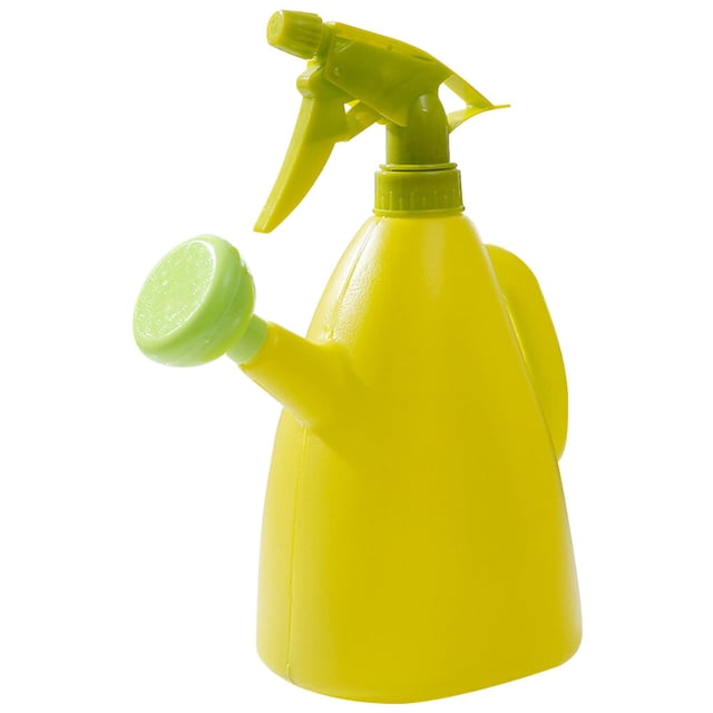 Billuyoard Botella de spray rociador de jardín portátil de plástico con boquilla ajustable botella de niebla de agua vacía Jardín y Patio Verde