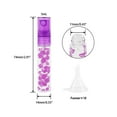thumbnail image 4 of 50 Pack 5ml Glass Spray Bottles Empty Refillable Fragrance Sample Bottles Small Perfume Vials With 10 Funnels, Purple Floral Print, 4 of 5