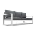 thumbnail image 3 of Afuera Living Contemporary Patio Sofa in Gray and White Finish, 3 of 6