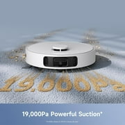 MOVA E40 Ultra Robot Vacuum and Mop,19,000Pa Suction,Anti-Tangle Side Brush,All-in-One Station,Hot Air Drying