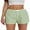 Emerald Green, variant on Mevireiy Y2K Plaid Shorts for Women Elastic Waist Gingham Boxer Pajama Micro Bottoms Sleep Lounge Shorts, White, M