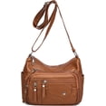 thumbnail image 1 of LHSHID Crossbody Bag for Women Soft PU Leather Shoulder Purses with Anti Theft Pockets Lightweight, 1 of 7