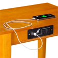 thumbnail image 4 of Atlantic Furniture Shaker Charger Chair Side Table in Caramel, 4 of 5