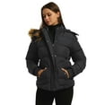 thumbnail image 3 of Wantdo Women's Winter Coat Waterproof Winter Jacket Quilted Zip-up Jacket Dark Gray L, 3 of 8