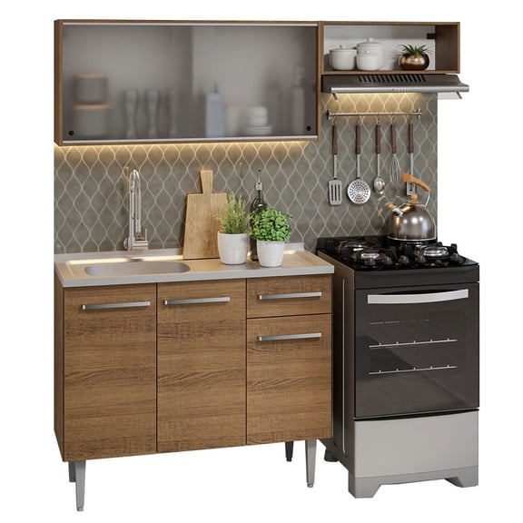 Cocina Integral Completa Modular Madesa Emilly 165cm MM 05