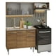 thumbnail image 2 of Madesa Gabinete de Cocina Integral Compacta 165 cm con Fregadero Emilly Rústic 05, 2 of 11