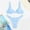 Blue, variant on Boho Swimsuits for Women,Womens Bikini,Thong String 2 Piece Bikini Set,Summer Swimsuit,Bikini Sets for Women,Strapless Bathing Suits for Women,Bralette Bikini Set Blue S