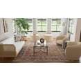 thumbnail image 3 of SAFAVIEH Silverado Ormonde Oriental Polyester Area Rug, Rust/Blue, 4' x 6', 3 of 9
