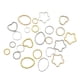 thumbnail image 2 of Pendientes Colgantes DIY Fernando aleación anillos estrella 96 piezas, 2 of 8