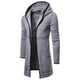 thumbnail image 1 of Gibobby Sudadera con cierre hombre Sudadera de forro polar con capucha y cremallera completa para hombre(Gris,XG), 1 of 3
