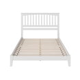 thumbnail image 5 of AFI Mission Queen Low Profile Wood Platform Bed, White, 5 of 6