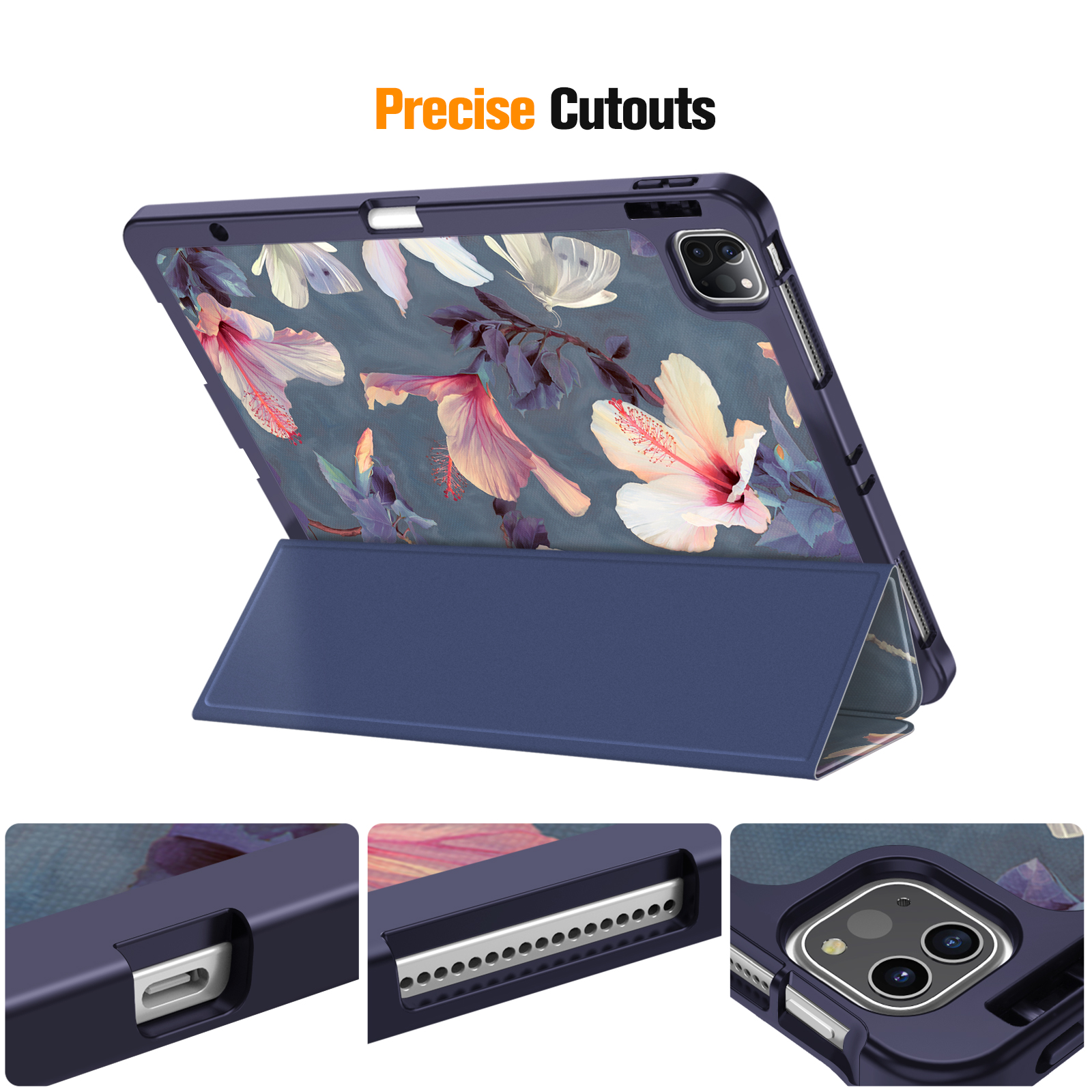 Fintie TPU Case with Pencil Holder for iPad Pro 12.9-inch 5th/4th/3rd Generation - Slim Soft TPU Protective Cover with Auto Wake/Sleep for iPad Pro 12.9 (2021/2020/2018)