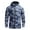 Navy, variant on Men's Outdoor Casual Hooded Printed Jacket with Zipper - Quick-drying Thin Windproof & Waterproof Sports Windbreaker, Gray, Size XXXL