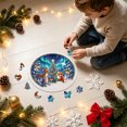 thumbnail image 5 of Aoznliie Christmas Acrylic Puzzle Suncatcher, Stained Glass Style Suncatcher for Window Decor, 7.5 inch Gift for Xmas, Mom, Birthday, Housewarming, 5 of 8