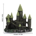 thumbnail image 2 of THOPBPRK European Castle Aquarium Ornament, Detailed Resin Fish Tank Decoration for Underwater , Medieval Fortress Hideout for Aquatic Pets & Home Decor, 2 of 6