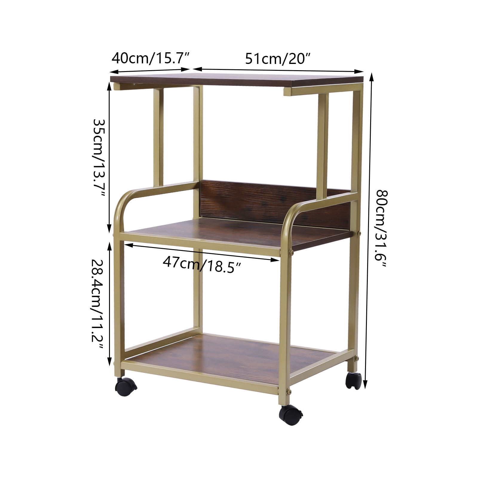 Gold 2024 printer stand