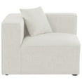 thumbnail image 6 of Meridian Furniture Cube Cream Durable Linen Modular Component, 6 of 7