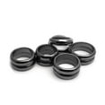 thumbnail image 2 of Anillos De Hematita Equilibrio De Ansiedad Chakra Raíz Absorbe Energía Negativa Anillos De Dedo Para Mujeres Y Hombres 5 Uds Vogacara CE008719-06, 2 of 6