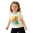 thumbnail image 2 of OVAFBAU Boys Short Sleeve T Shirts Kids Summer Tops Toddler Unisex T Shirt Graphic Short Sleeve Versatile Sleeveless Tops, 2 of 8