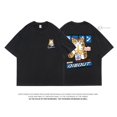 thumbnail image 1 of Camiseta de hombre con gráfico de dibujos animados de gato de Privathinker, camiseta informal holgada de manga corta, camiseta de gran tamaño de estilo japonés, ropa para hombre Tan Jianjun unisex, 1 of 2