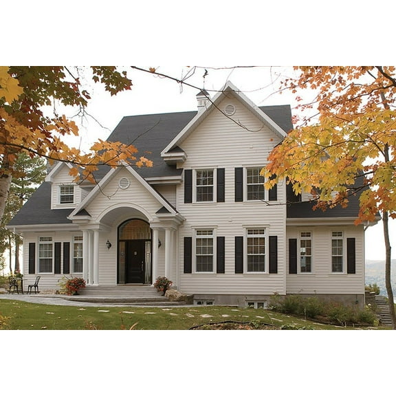 728-2621: Traditional Farmhouse 4 Bed, 4 Bath Luxury Home Plan, 3501 Sq Ft: Full Blueprints with License to Build by Home Plan Marketplace - Lesuto