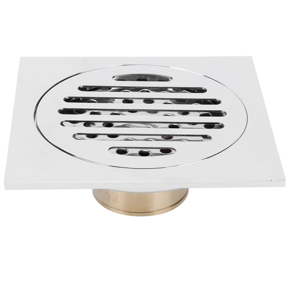 Desagüe de suelo cuadrado Sincero de Cobre para el hogar del baño 10x10cm a prueba de insectos y olores
