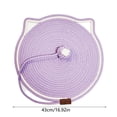 thumbnail image 2 of Durable 43cm Cat Scratching Mat with Self Warming Sleeper and Textured Rope for Indoor Feline Enrichment Activities, 2 of 5