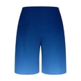 thumbnail image 4 of FRSASU Men's Gradient Color Athletic Running Mesh Shorts Trendy Drawstring Elastic Waist Loose Fit Big and Tall Summer Workout Shorts Blue, 4 of 6