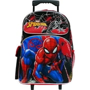 LICENSED Marvel Comics Spiderman Spider-Man 16" Large Roller Backpack Trolley.