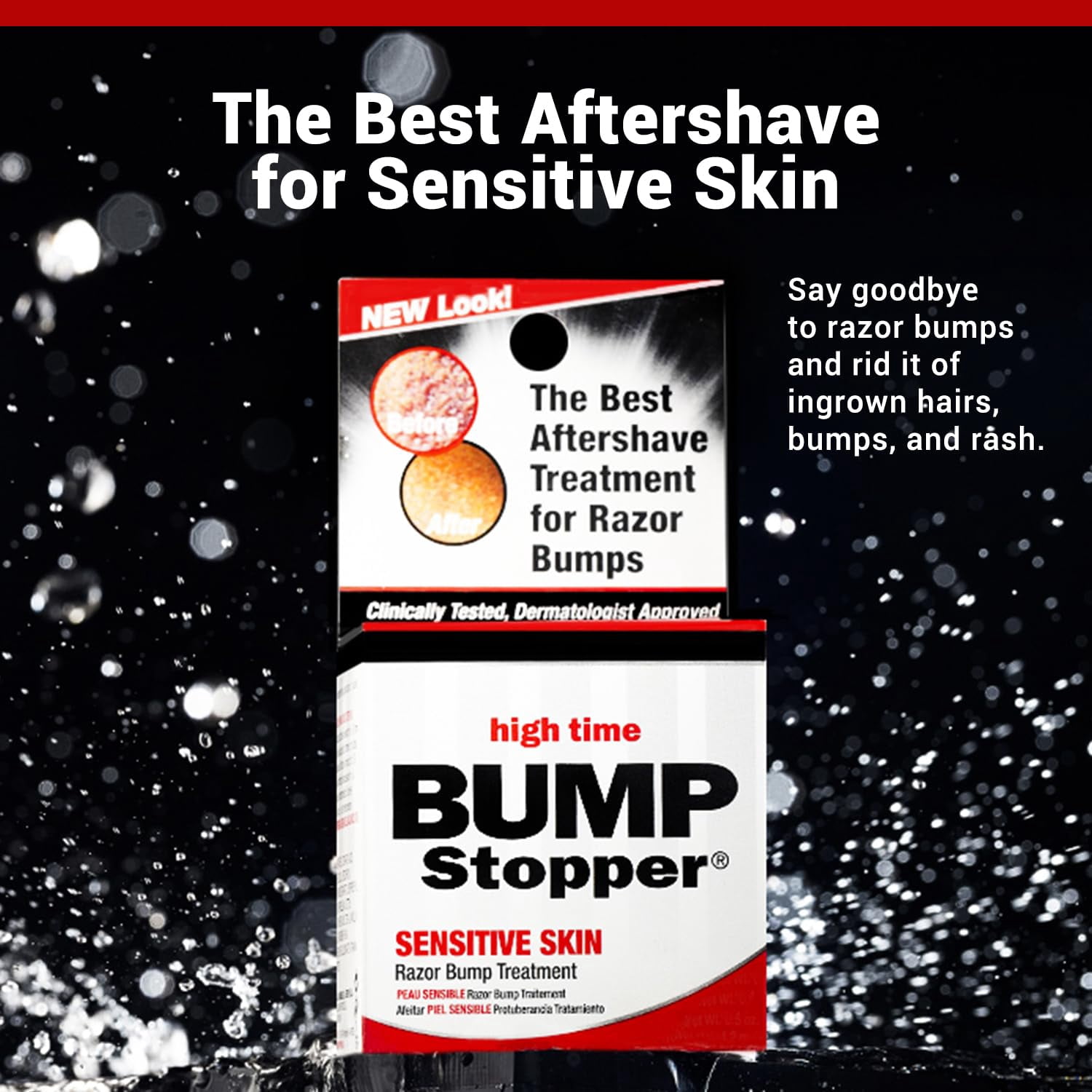 High Time Bump Stopper Sensitive Skin Razor Bump Treatment, 0.5 oz