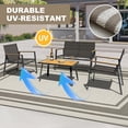 thumbnail image 3 of Outdoor Plastic Waterproof Rug 9'x 12' for Patio, Porch, Deck, Backyard, Balcony, Reversible, Geometric, 3 of 7