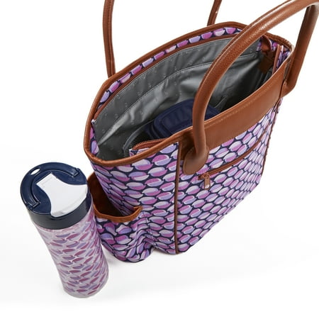 - Fit & Fresh 7177FFWB1964 Stamford Lunch Kit with Food Containers and Water Bottle - Purple