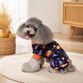 thumbnail image 5 of Dog Cat Pumpkin Elf Halloween Costume, Cute Festive Outfit with Leaf Collar, Soft Holiday Pet Apparel for Fun Cosplay Fall Party Black L, 5 of 5