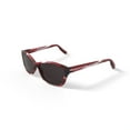 thumbnail image 2 of M aMerica Womens, Fashion Oval Sunglasses, Plastic, Mu401, Burgundy, 54-16-140, 1 Pair, 2 of 6