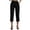 *Black, variant on VBVC Women's High Waisted Pleated Capri Pants,Button Closure Cropped Dress Pants For Women,Ladies Elegant Business Office Work Slacks with Pockets,Black,S-3XL