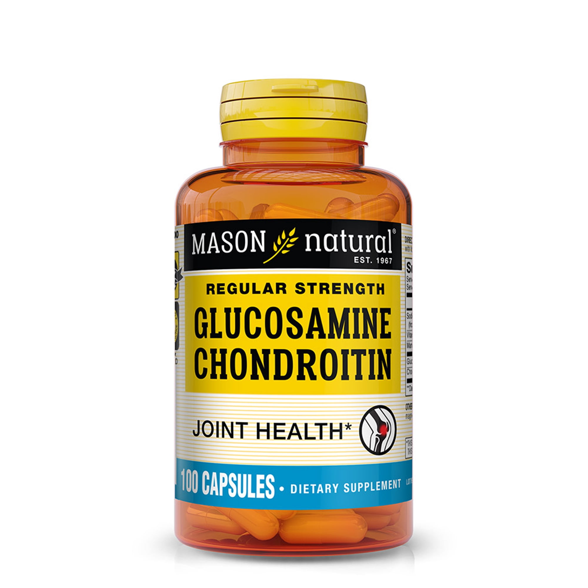 Mason Natural Glucosamine Chondroitin Supports Joint Health, 100 Capsules