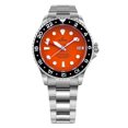thumbnail image 1 of Ratio FreeDiver GMT Series Sapphire Stainless Steel Orange Dial Automatic RTF055 200M Men's Watch, 1 of 1