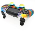 thumbnail image 4 of Silicone Skin Cover for Ps4 Controller (1pc Anti-Slip, 1 Pair L2 R2 Trigger Extender, 4pcs Thumb Grips,4pcs LED Light Bar Decal) Protector for DualShock PS4/ Slim/Pro Controller, 4 of 4