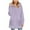Purple, variant on Dgankt Coats for Women Solid Color Hooded Loose Fitting Pullover Jacket Long Sleeved Hooded Top,Sizes S-2XL