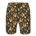 thumbnail image 4 of Naloa Forest Squirrel Men's Beach Shorts, Surfing shorts, Swim trunks, Quick Dry Swim Trunks for Surfing Beach Fun - XX-Large, 4 of 9